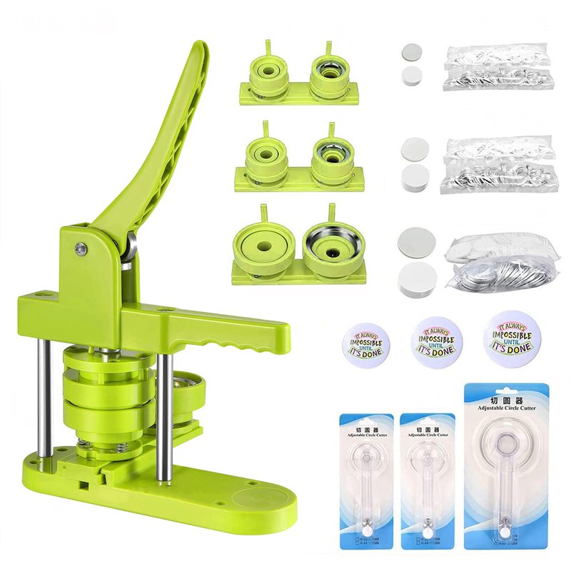 25/32/58MM 3 1 3 450 Victool — Badge Machine (Green)