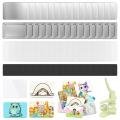 Rectangular Badge Blank Parts Refill Set