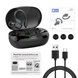 SP16 Ear-Hook Bluetooth Sport Earphones with Built-in Battery (Black)
