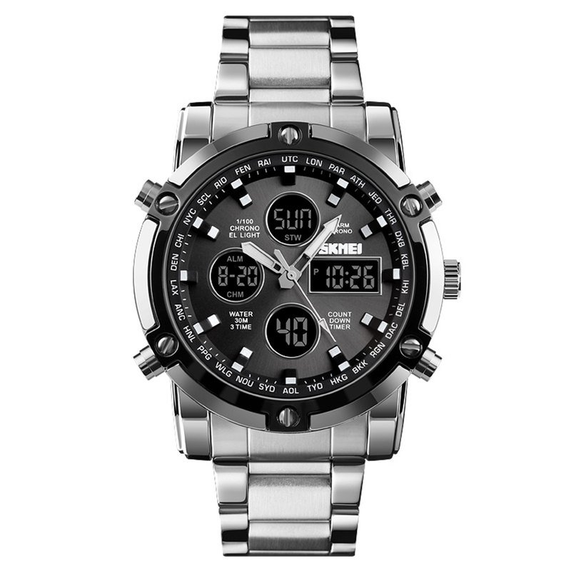SKMEI 1389SIBK — Electronic Watch (Black)