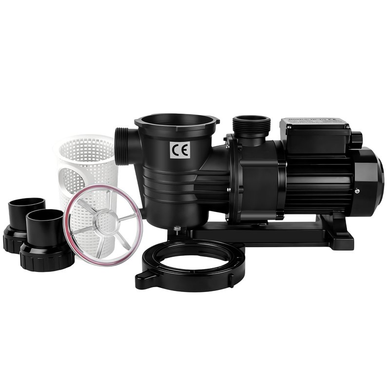 Swimming Pool Filter Pump with Strainer Basket Kit