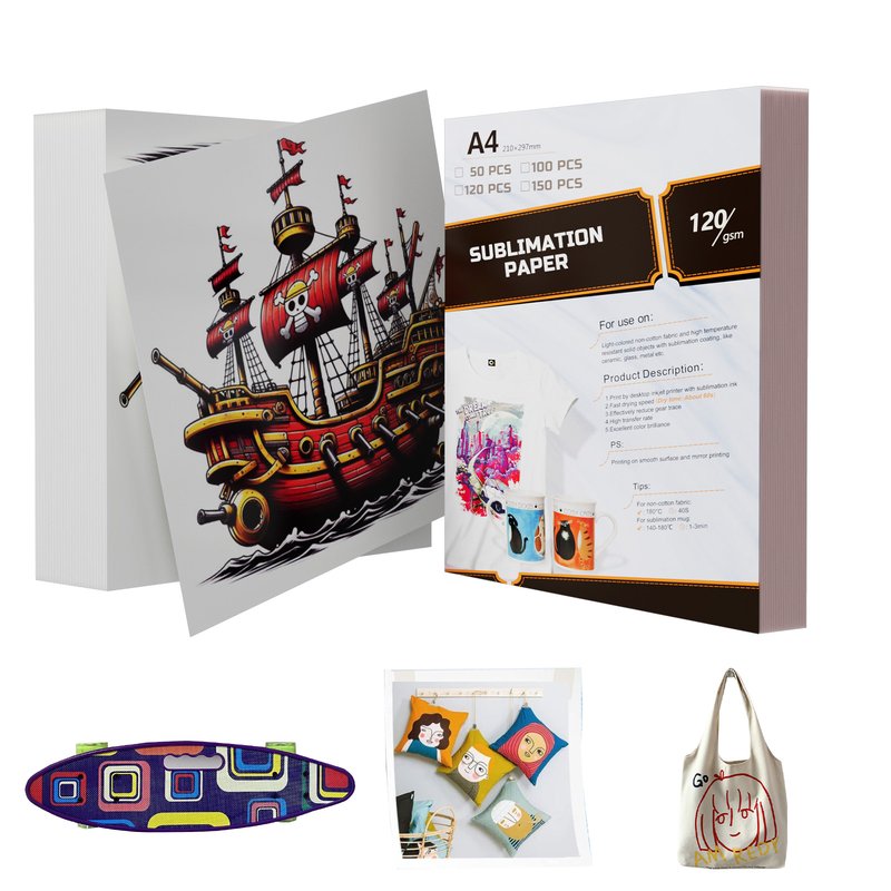 A4 Sublimation Paper 120GSM for Inkjet Printing