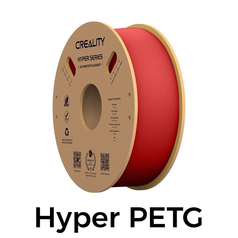 Creality Hyper PETG 1.75mm 1KG 3d — Printing Consumables (Red)