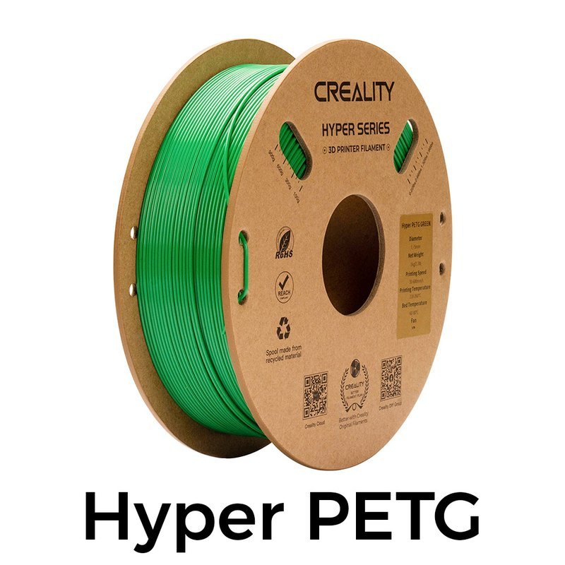 Creality Hyper PETG 1.75mm 1KG 3d — Printing Consumables (Green)
