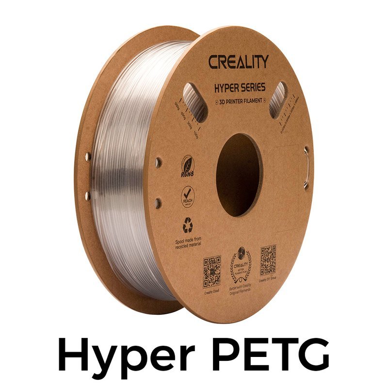 Creality Hyper PETG 1.75mm 1KG 3d — Printing Consumables (Transparent)