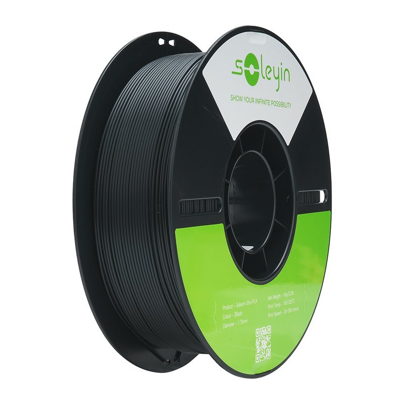 Creality Soleyin Ultra PLA 1.75mm 1kg(2kg) — Printing Consumables (Black)