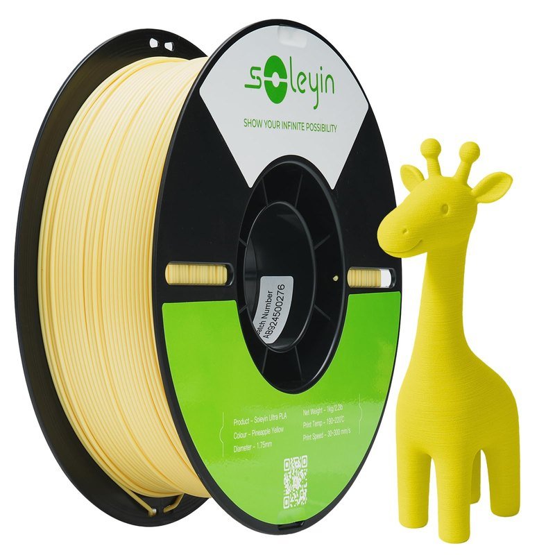 Creality Soleyin Ultra PLA 1.75mm 1kg — Printing Consumables (Yellow)