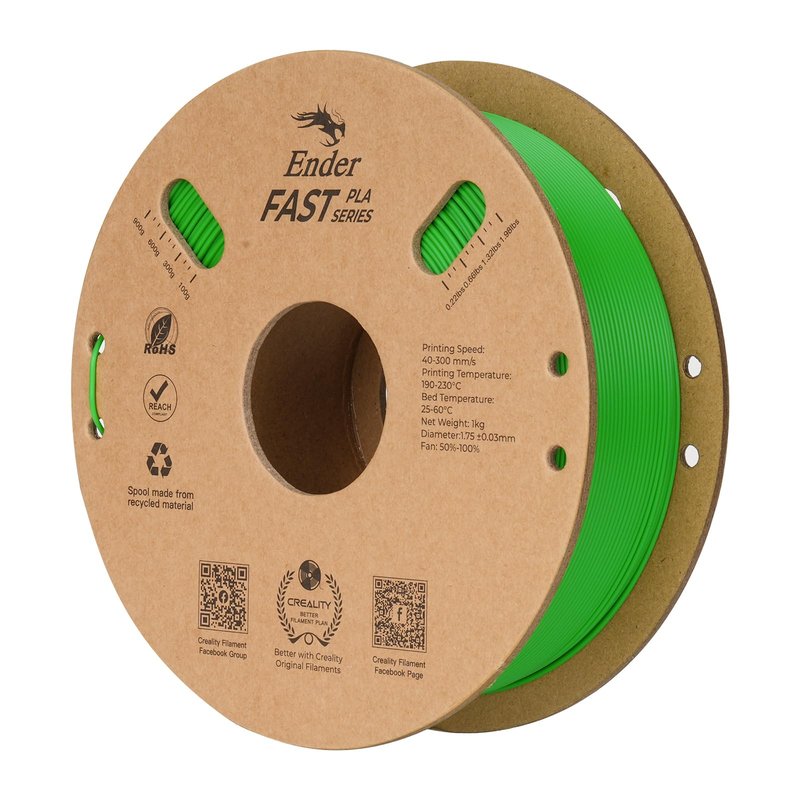 Creality Ender Fast PLA Filament 1.75mm 1kg Green