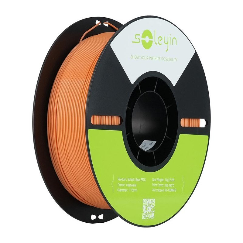 Creality Soleyin Basic PETG 3d 1.75 1KG — Printing Consumables (Black)