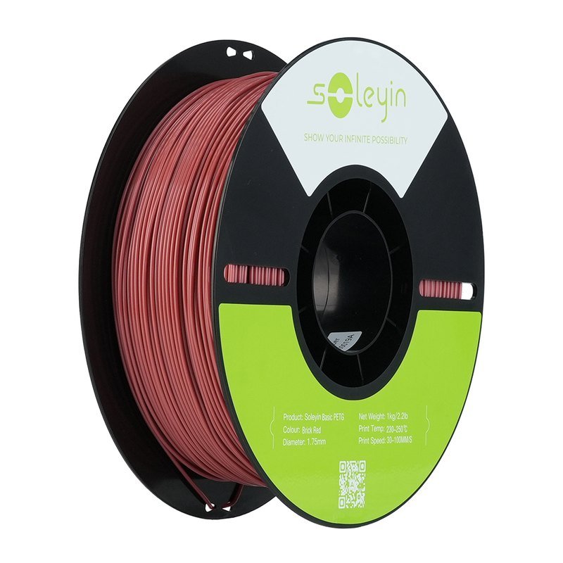 Creality Soleyin Basic PETG 3d 1.75 1KG — Printing Consumables (Red)