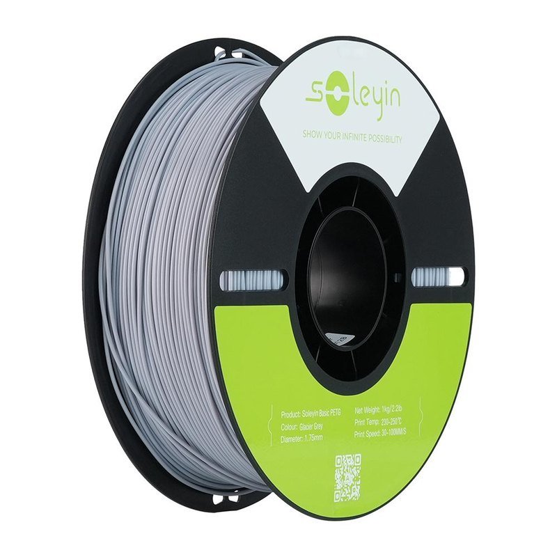 Creality Soleyin Basic PETG 3d 1.75 1KG — Printing Consumables (Gray)