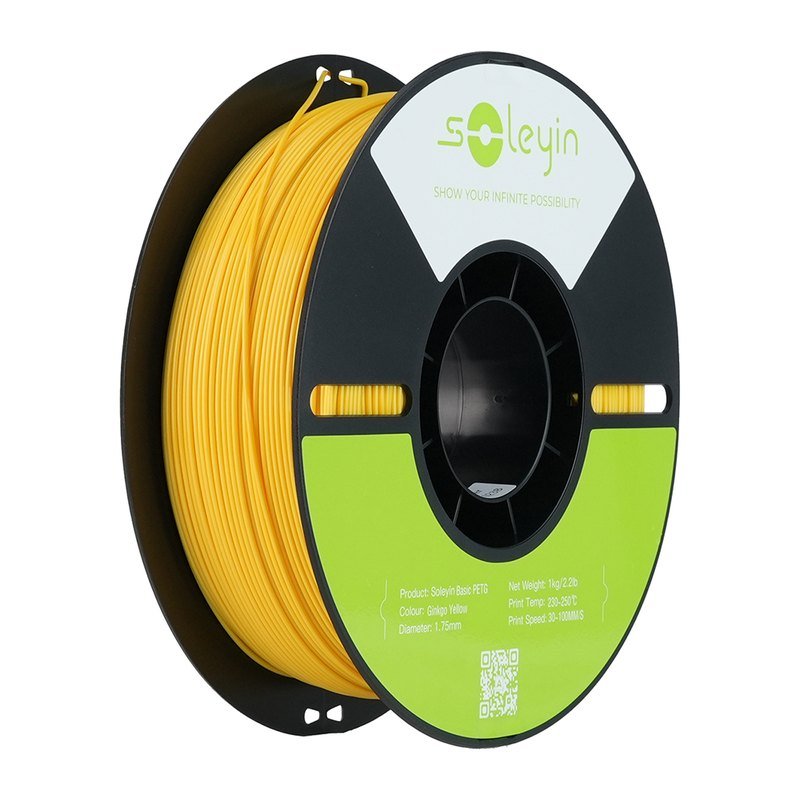 Creality Soleyin Basic PETG 3d 1.75 1KG — Printing Consumables (Yellow)