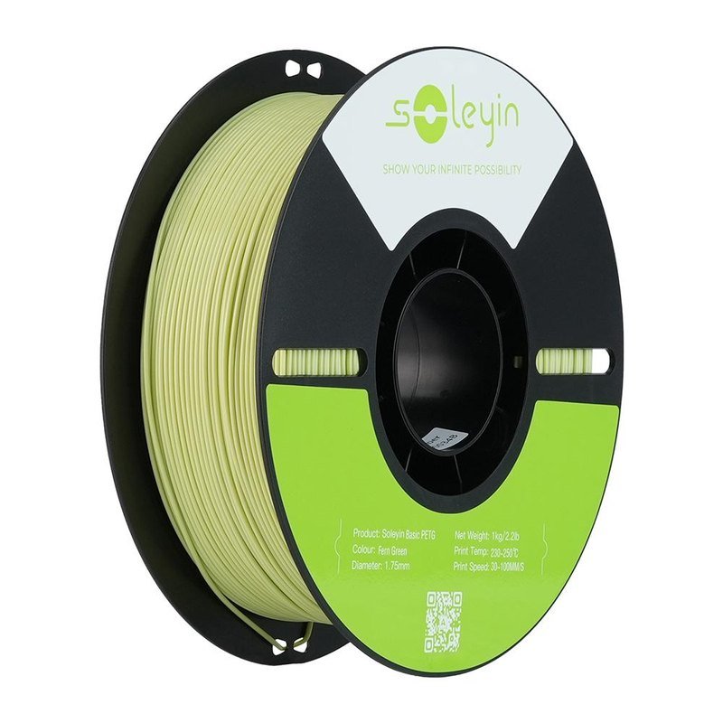 Creality Soleyin Basic PETG 3d 1.75 1KG — Printing Consumables (Green)