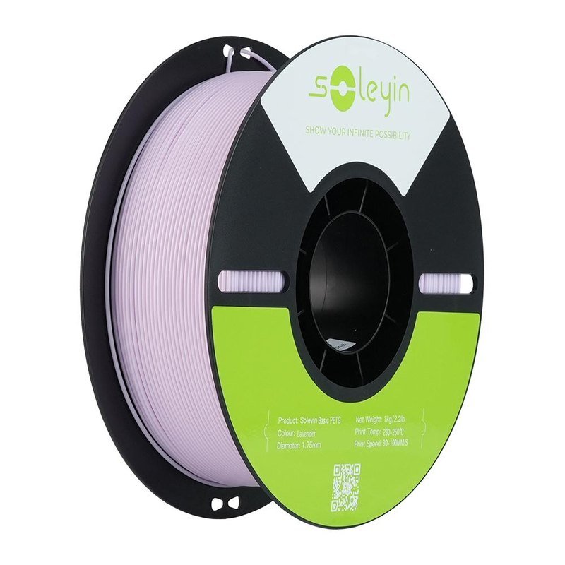 Creality Soleyin Basic PETG 3d 1.75 1KG — Printing Consumables (Black)