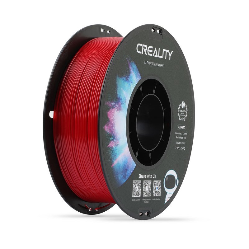 Creality CR PETG 1.75mm 1kg — Printing Consumables (Red)