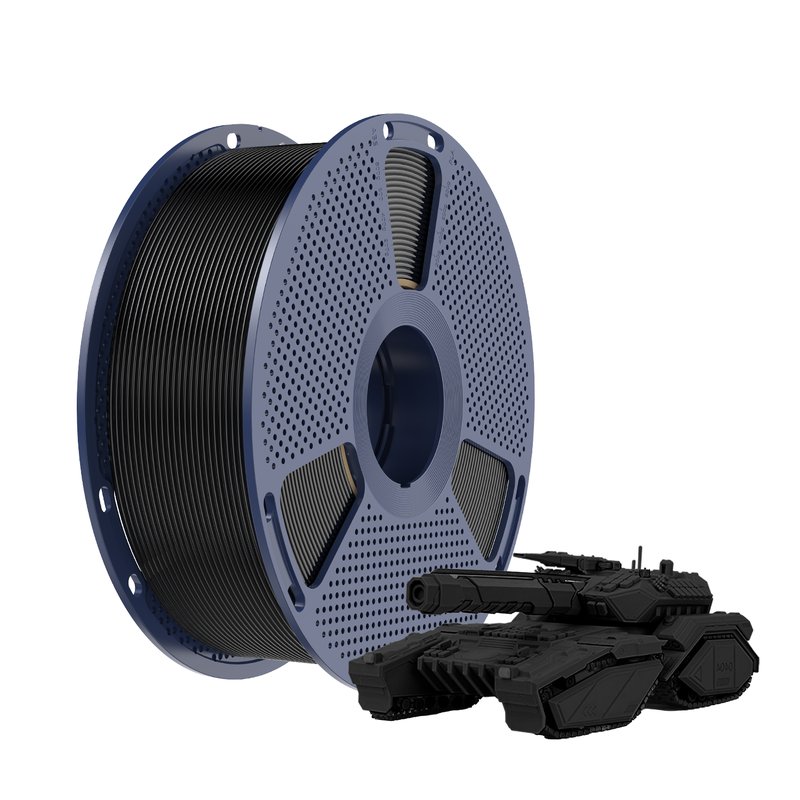 Black 3D Printer Filament Spool