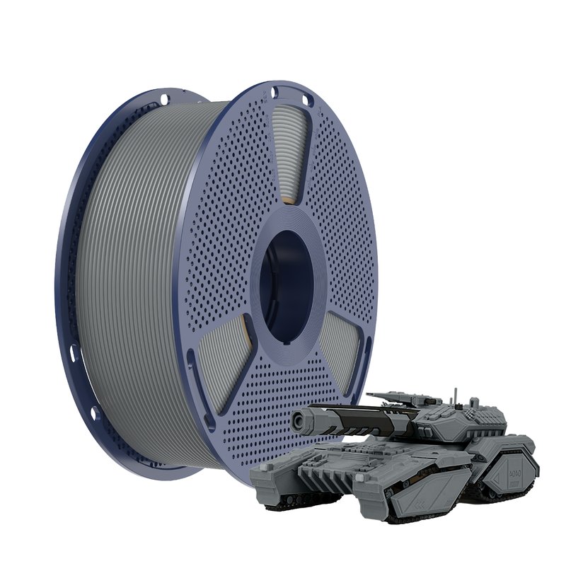 Gray 3D Printer Filament Spool