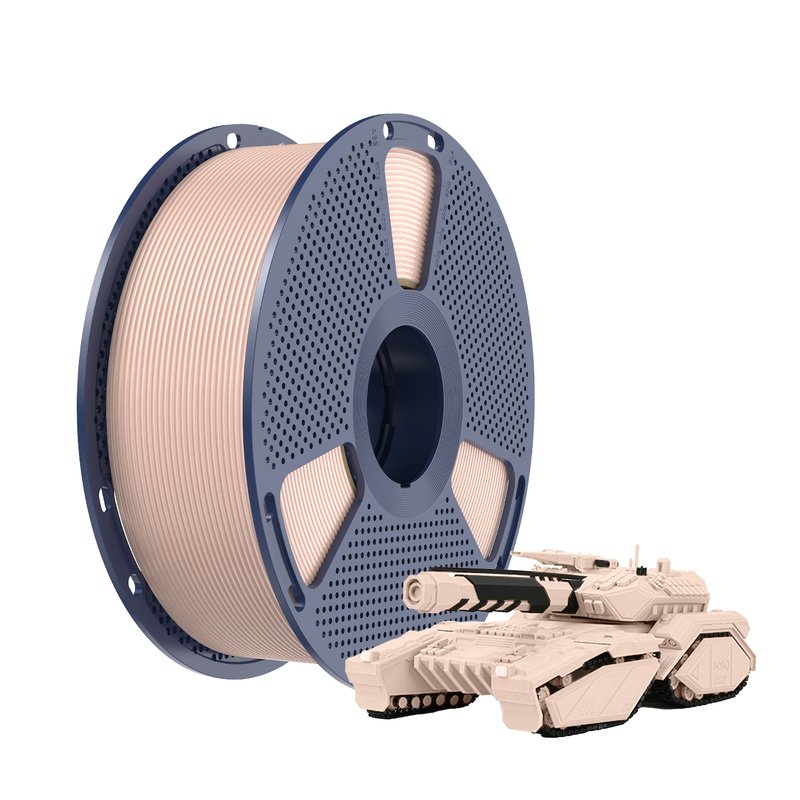 Beige 3D Printer Filament Spool
