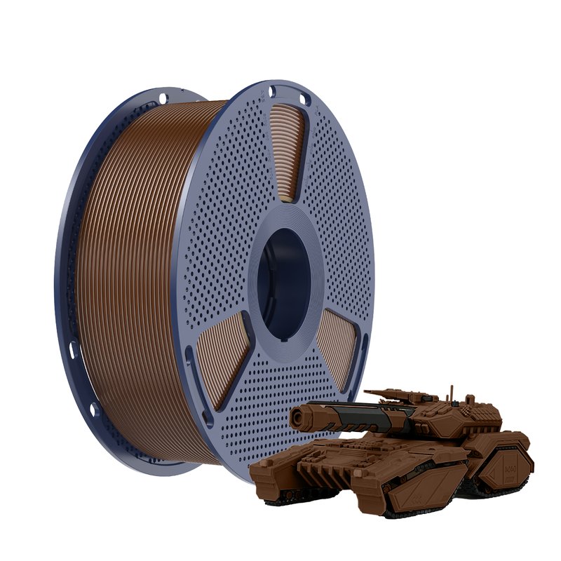 Brown 3D Printer Filament Spool