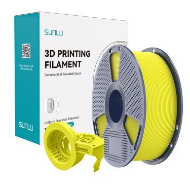 SUNLU PETG 3D 1Kg 1.75mm(1Kg 1 — Printing Consumables (Matte Yellow)