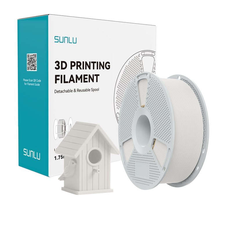 SUNLU 3D Printing Filament 1.75mm White