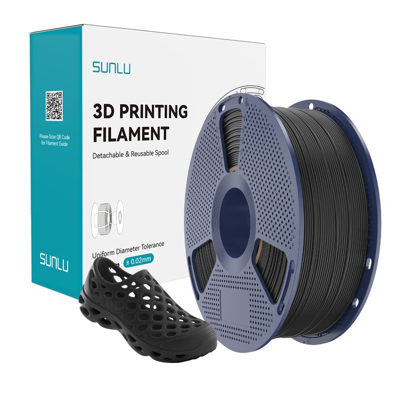 SUNLU Black 3D Printing Filament 1.75mm Spool