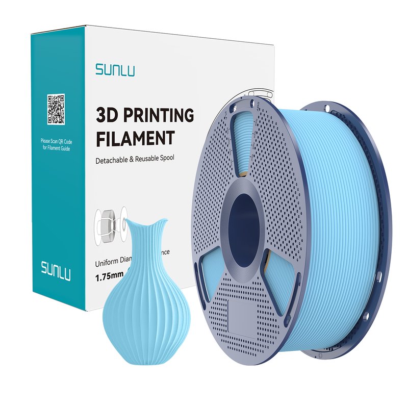 SUNLU PLA 3D Printing Filament 1.75mm Light Blue