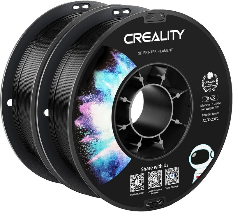 Creality CR-ABS 3D 1.75mm 1Kg 2 — Printing Consumables (Black)