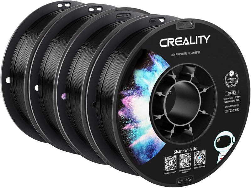 Creality CR-ABS 3D 1.75mm 1Kg 4 — Printing Consumables (Black)
