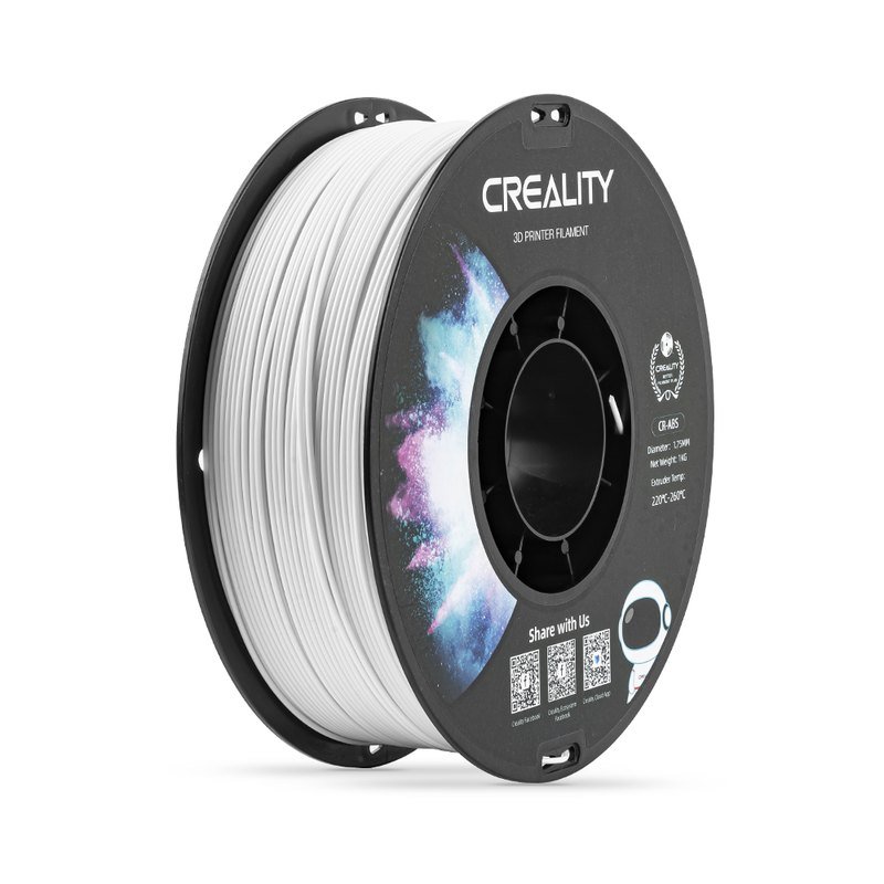 Creality CR-ABS 3D 1.75mm 1Kg 1 — Printing Consumables (White)