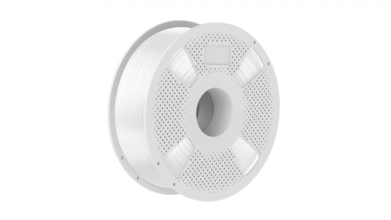Silk White Glossy 3D Printer Filament Spool 1kg