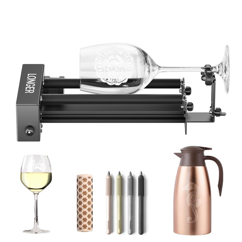 Longer Rotary Roller for Laser Engraver