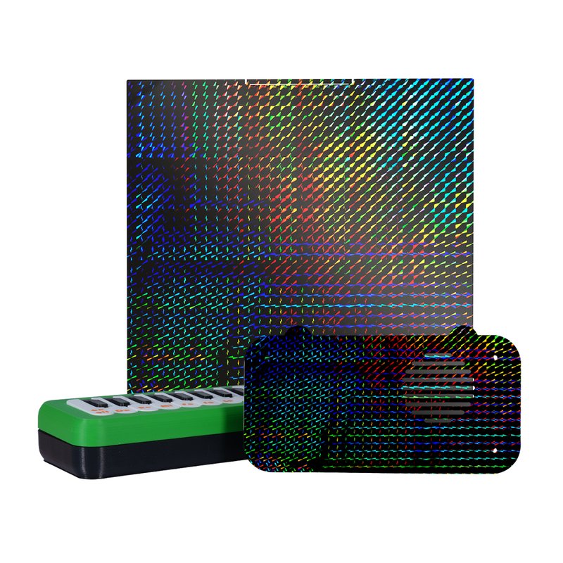 Holographic PET Double-Sided Build Plate for 3D Printer