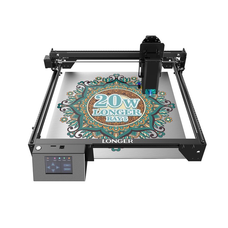 Longer RAY5 Mini 激光雕刻机 5.5w激光功率 12000mm/min雕刻速度 130*130mm雕刻面积