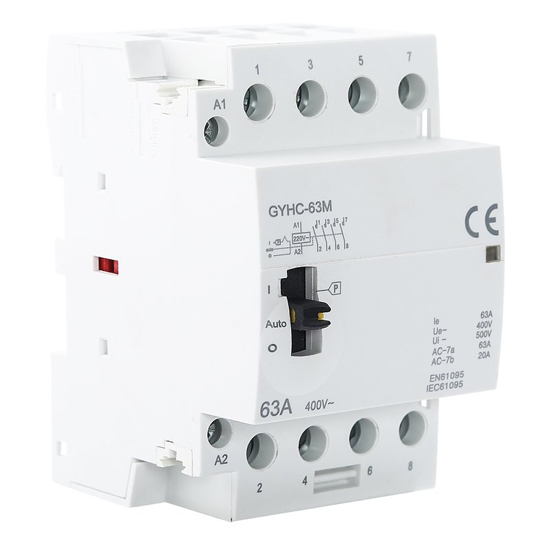 GYHC-63M 4 Pole Modular AC Contactor 63A 400V