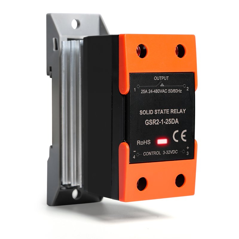 GSR2-1-25DA Solid State Relay 25A with Heat Sink