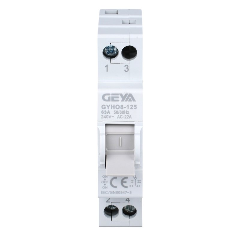 GEYA GYHO8-125 Changeover Switch 1P 63A 240V