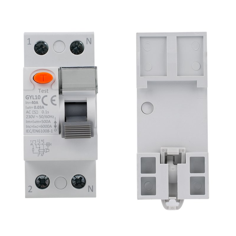 GYL10 2P 40A 30mA RCCB Residual Current Circuit Breaker