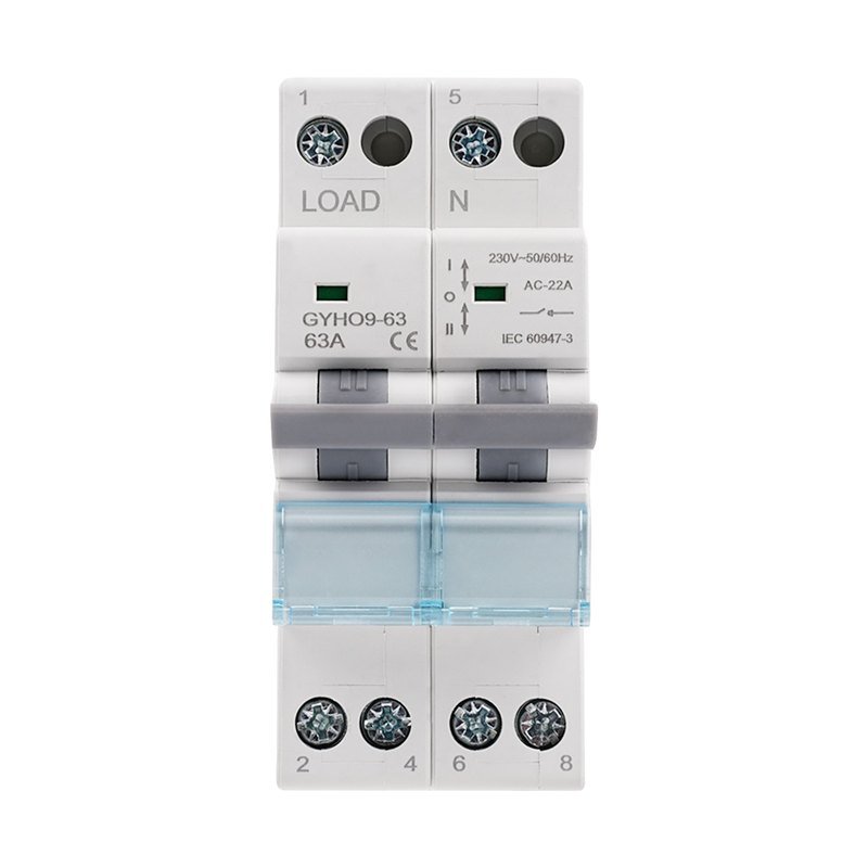 GYHO9-63 2P 230VAC 63A — Changeover Switch