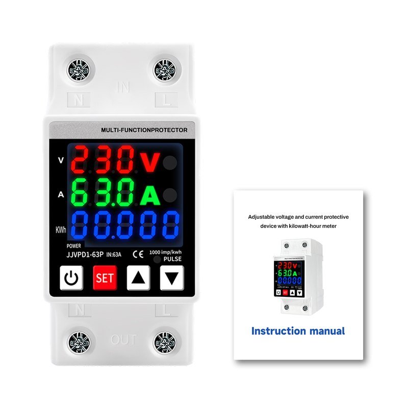 DEWIN 220V AC40-300 ct 3 — Electricity Meter