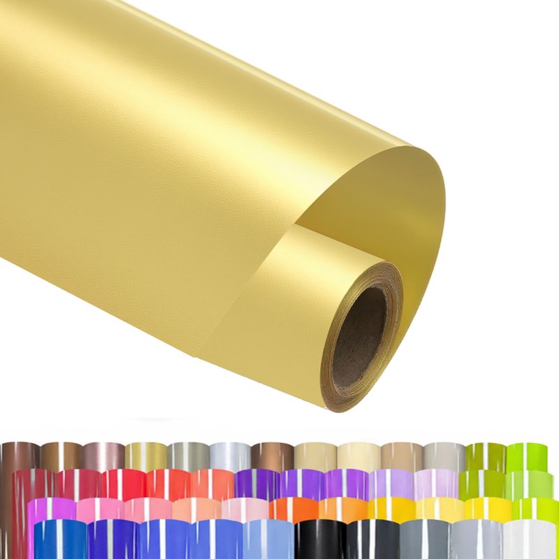 Gold Matte Craft Vinyl Roll for Cutting Plotters