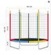 Round Trampoline 1.8 m (Multicolour)